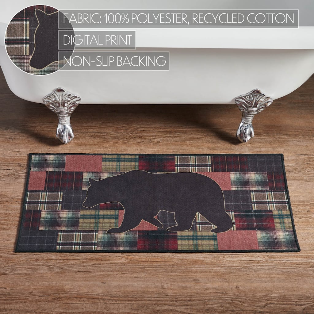 Wyatt Bear Polyester Bathmat