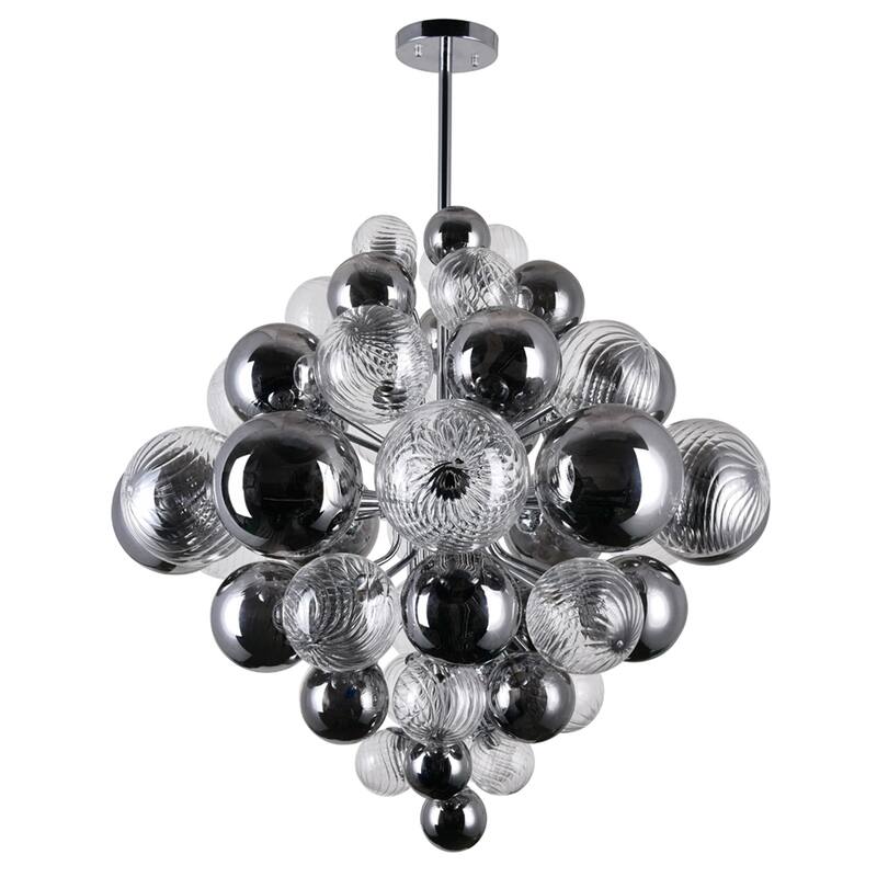 Pallocino 27 Light Chandelier With Chrome Finish