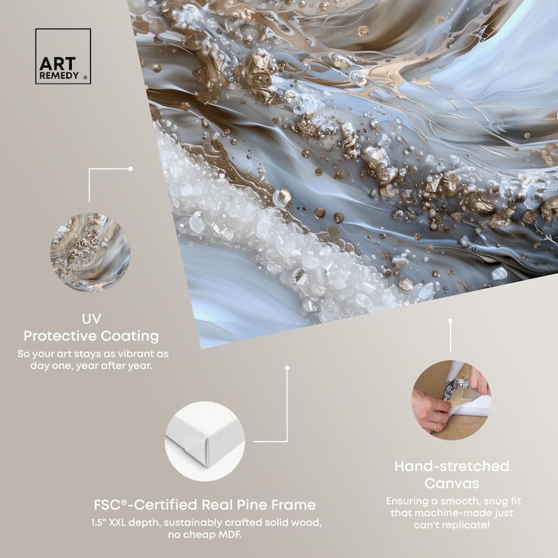Effervescent Earth III Canvas by Art Remedy, Gallery Wrapped