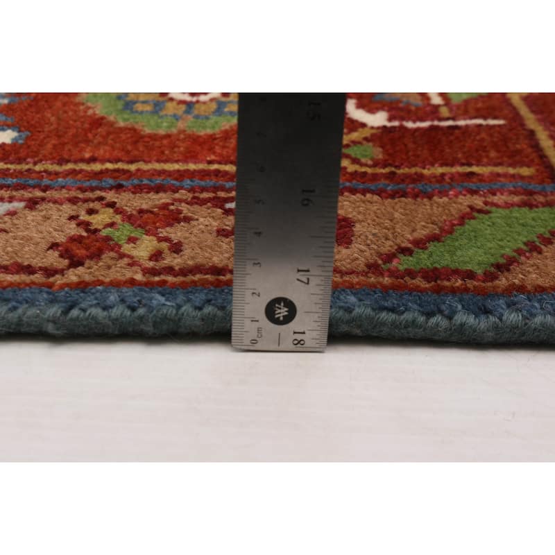ECARPETGALLERY Hand-knotted Serapi Heritage Blue Wool Rug - 8'11 x 12'2