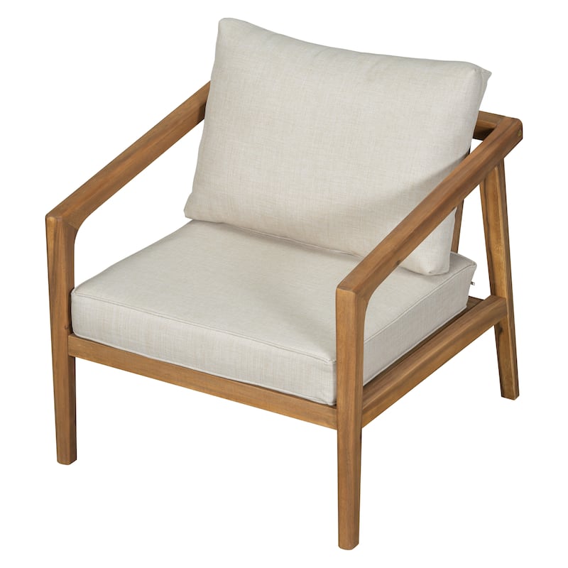 Westin Outdoor Acacia Wood Club Chair (Excluding the table)