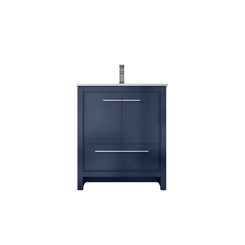 Lafarre Bath Vanity Quartz Top, Sink and Gun Metal Faucet