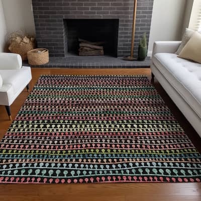 Premium Washable Super Soft Modern Artistry Mayfield Rug
