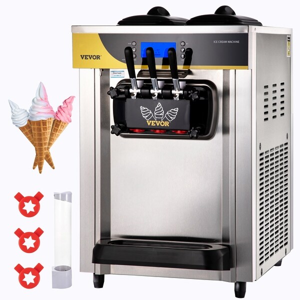 VEVOR Commercial Ice Cream Machine 22 30L H 2200W Countertop Soft Serve Maker Bed Bath Beyond 38075669