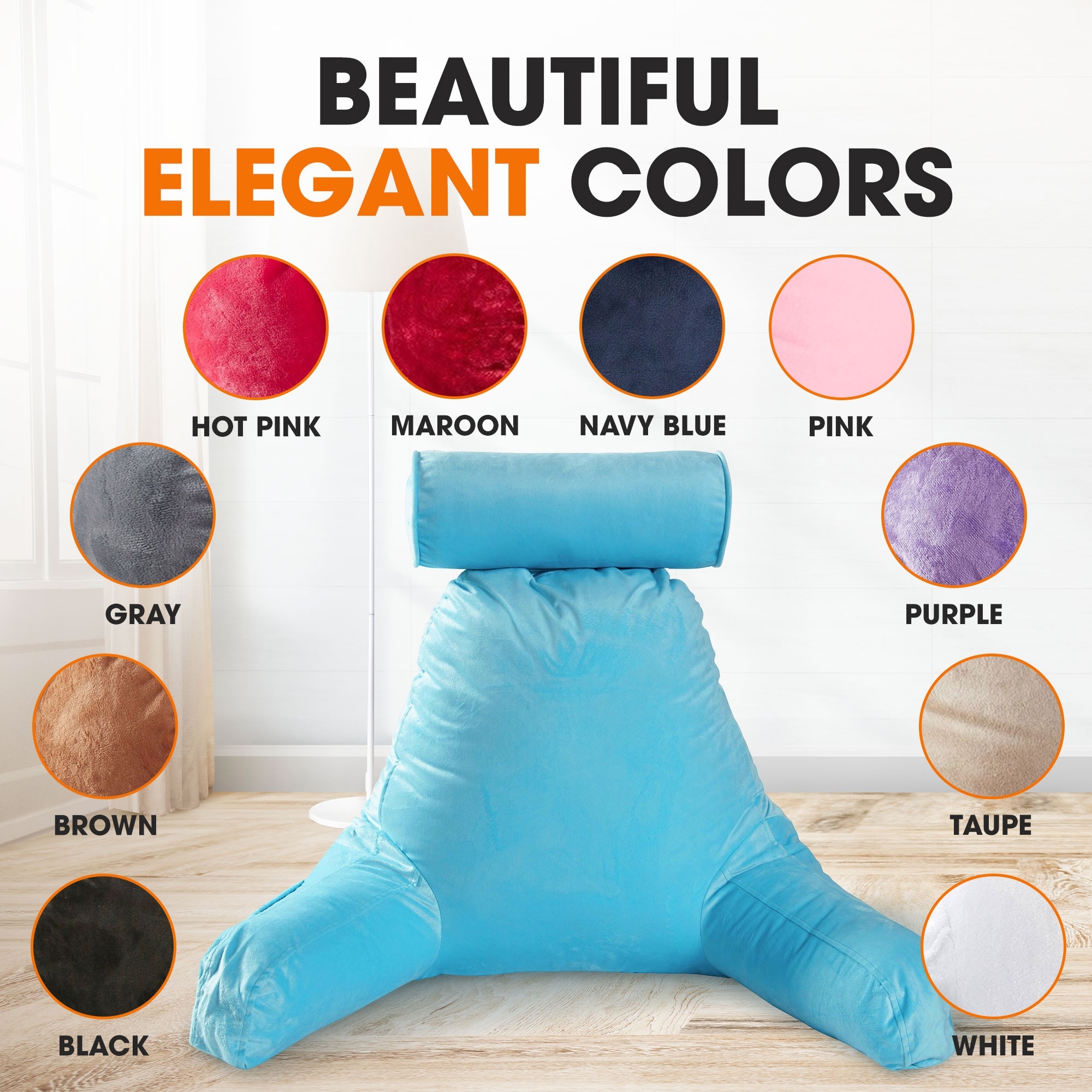 Pink reading shop pillow