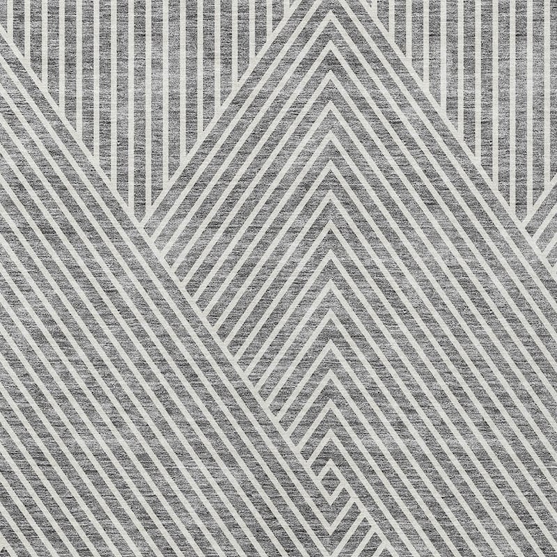 HomeRoots Geometric Transitional Rectangle Outdoor Rug