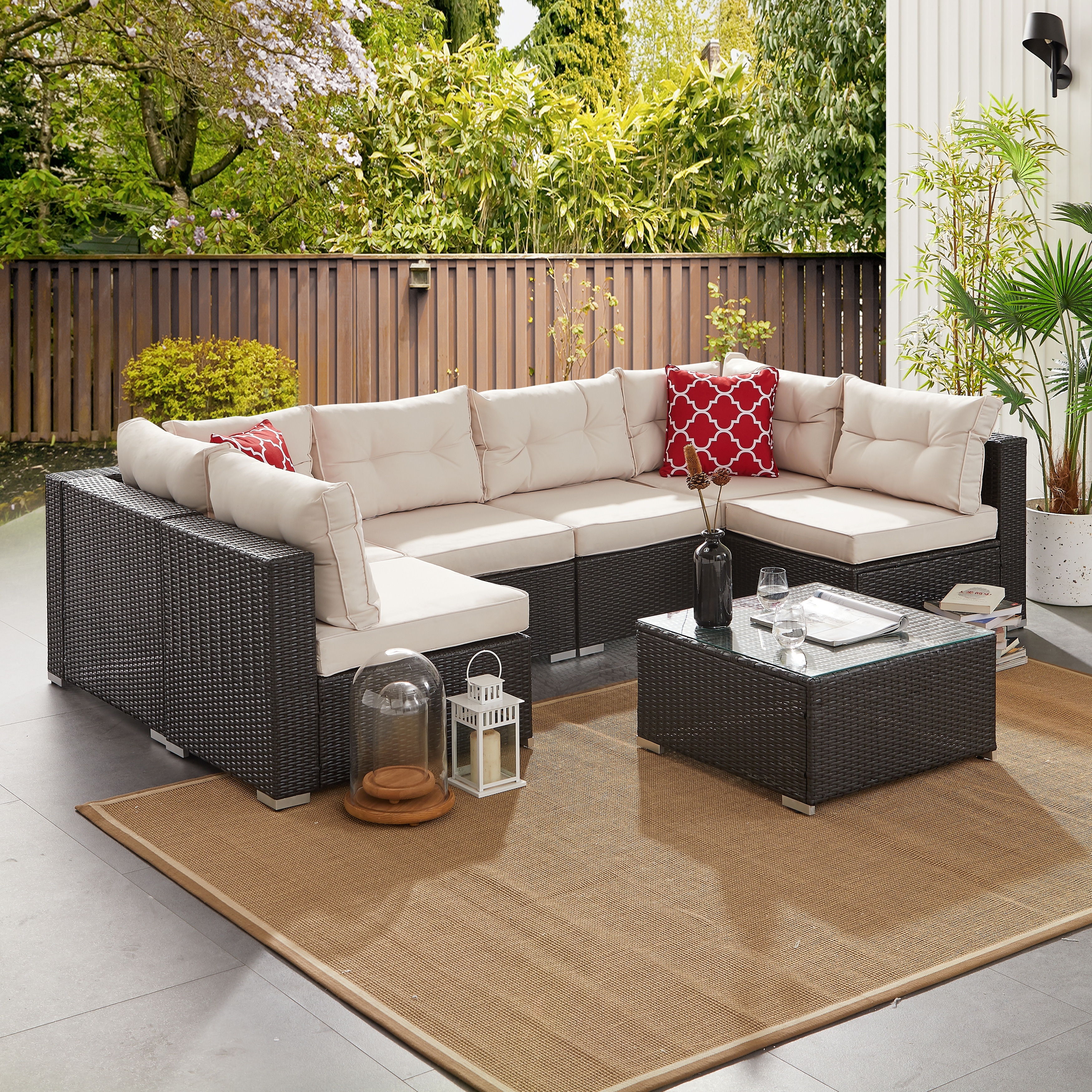 7 pcs sofa set deals