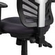 preview thumbnail 21 of 164, Nicholas Mid-Back Blue Mesh Multifunction Executive Swivel Ergonomic Office Chair with Adjustable Arms
