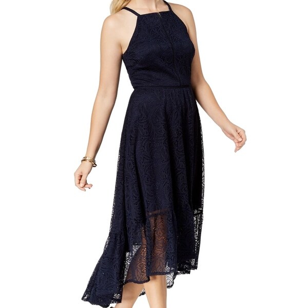vince camuto navy blue dress