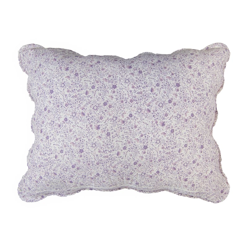 Donna Sharp Lavender Rose Cotton Quilt or Sham