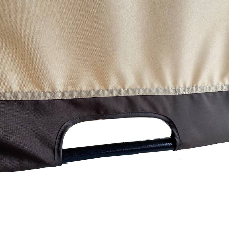 Anmytek Universal Canopy Cover Replacement for 12x9 Ft Curved Outdoor Pergola Structure