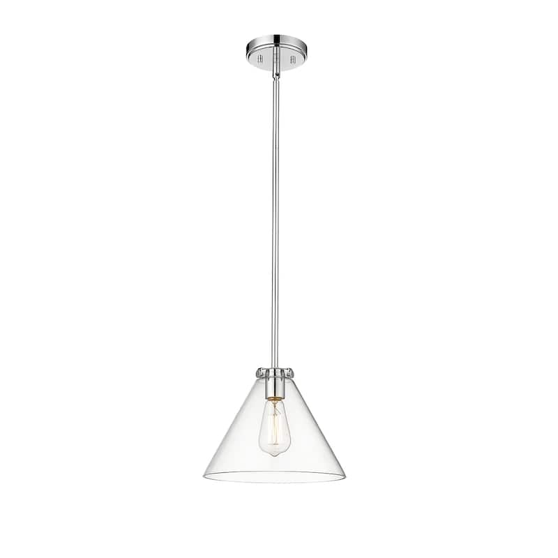 Millennium Lighting Aliza 1 Light Pendant with Clear Glass Shades - Chrome