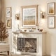 preview thumbnail 30 of 29, Iron Modern Wall Sconce with Novelty Shade and Metal Frame