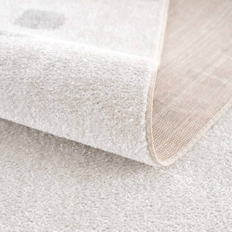 Hauteloom Eitan Modern Abstract Contemporary Machine Washable Area Rug
