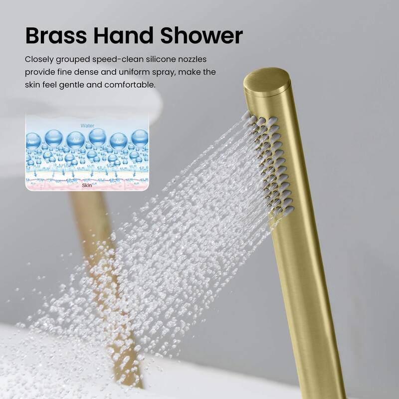 Circular 2 Function Thermostatic Shower System With Rough In Valve