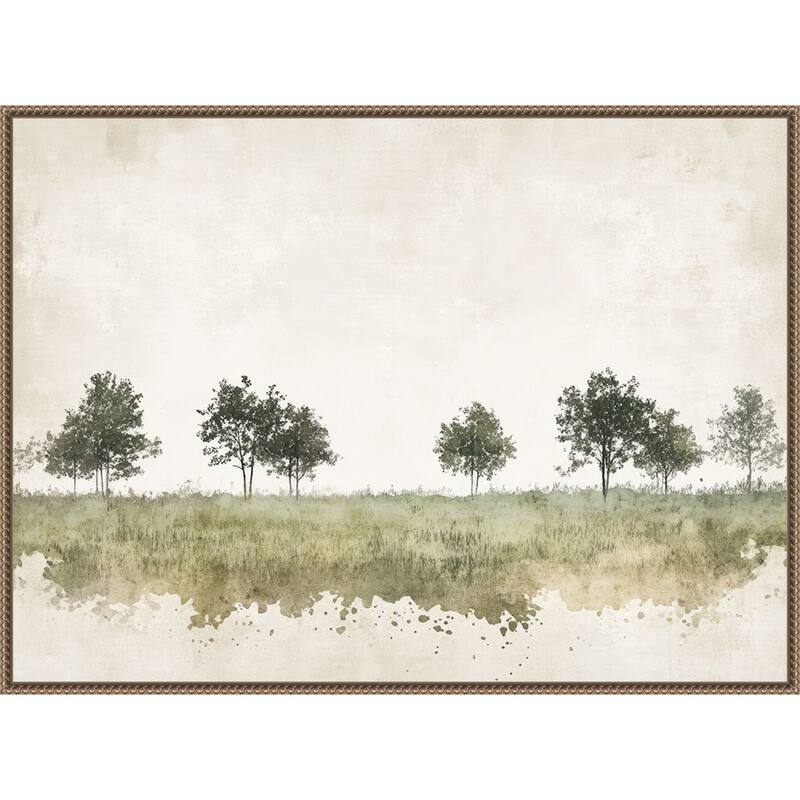 Still Woodland No. 1 by Mona Grace Framed Canvas Wall Art Print