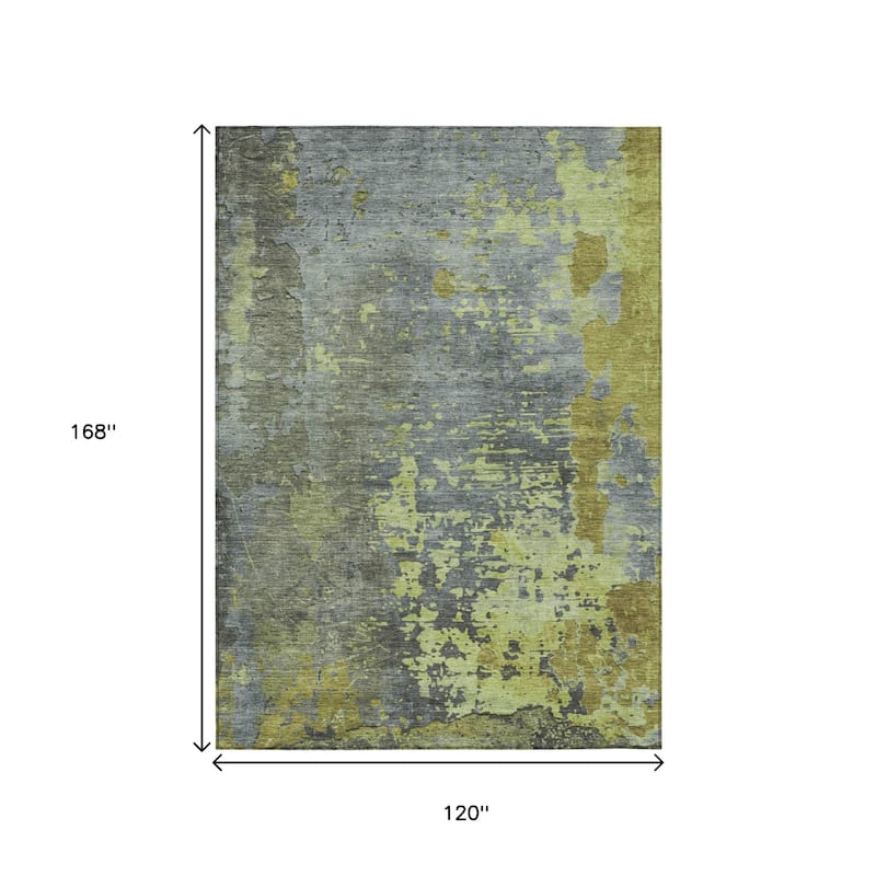 HomeRoots Abstract Transitional Rectangle Outdoor Rug