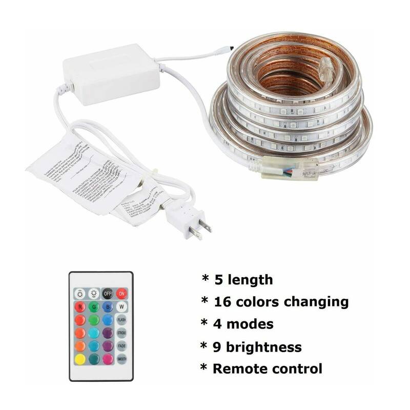 Ainfox LED Strip Lights with Remote Control Color Changing
