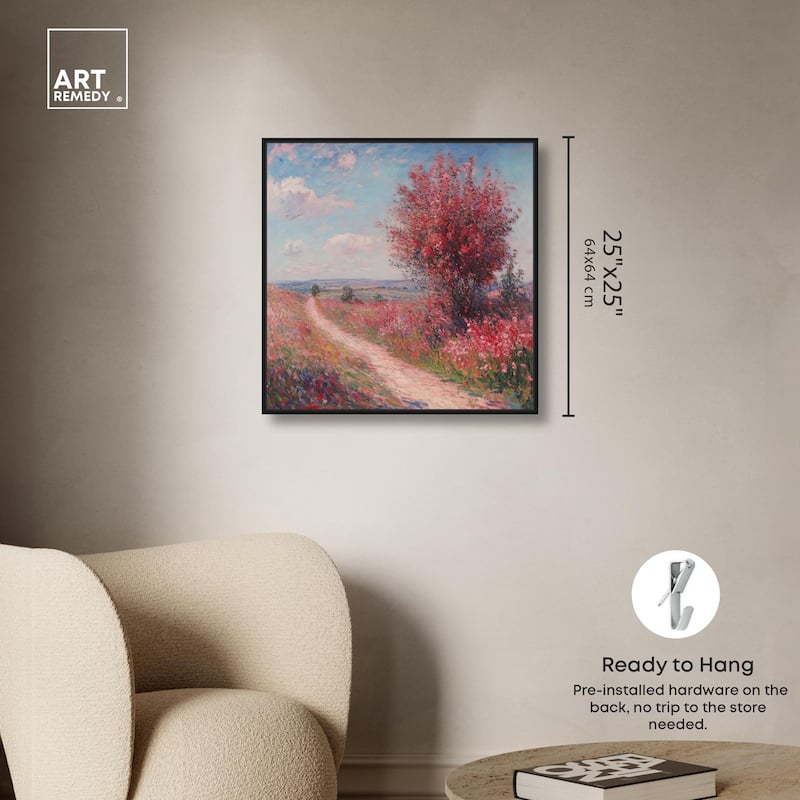 Pourville Breeze Canvas by Art Remedy