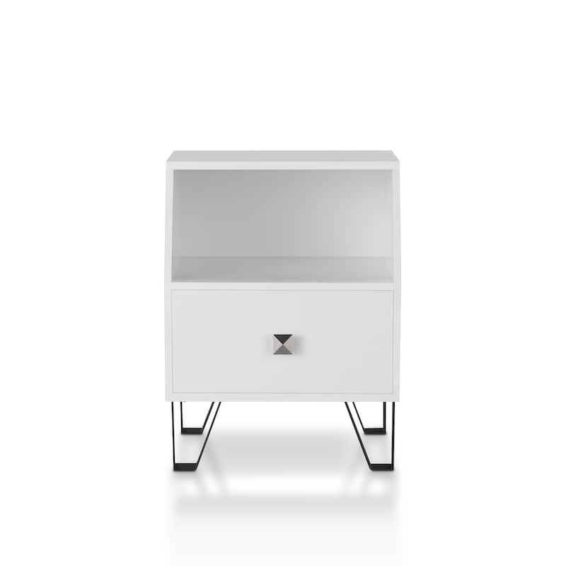 Kara Contemporary 16-inch 1-Shelf Side Table by Furniture of America