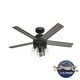preview thumbnail 2 of 18, Hunter 52" Lochemeade Ceiling Fan with LED Light Kit and Handheld Remote - Modern, Contemporary - Exclusive SureSpeed!