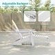 preview thumbnail 31 of 54, Bonosuki 2-Piece Folding Adirondack Chairs with Retractable Ottoman, Fire Pit Patio Chair with Cup Holder