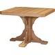 preview thumbnail 24 of 43, Poly Lumber Square Table Dining Height - Antique Mahogany Woodgrain