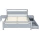 preview thumbnail 64 of 62, Platform Bed with Headboard and Storage Drawers & 2 Bedside Tables, Bedroom Wood Bed Frame for Kids Teens Girls Boys
