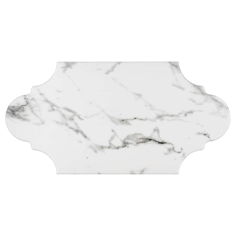 Merola Tile Timeless Calacatta Provenzal 6-1/4" x 12-3/4" Porcelain Floor and Wall Tile