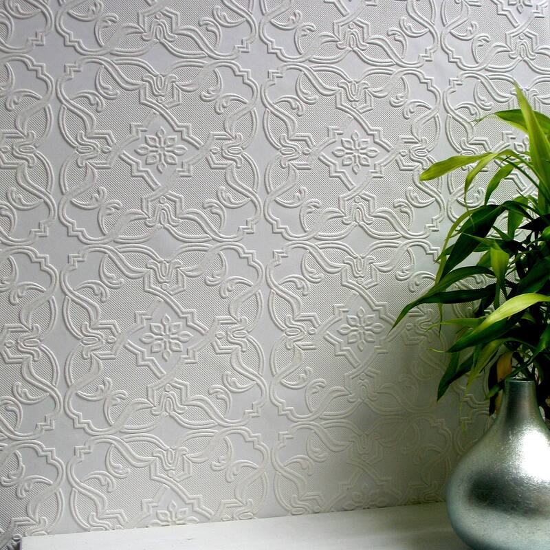 Tiles Calistoga Maxwell Paintable Textured 33' L X 20.9 W Vinyl Wallpaper