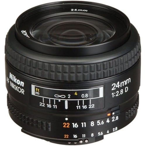 Nikon AF NIKKOR 24mm f/2.8D Lens (International Model)