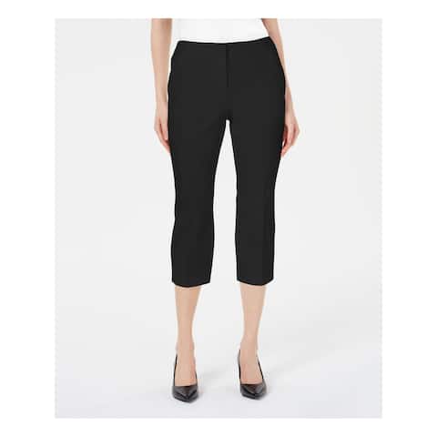 womens black capri pants