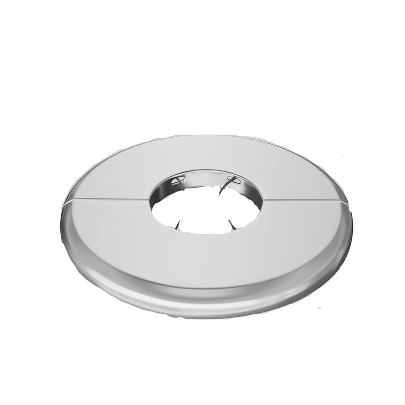 Jones Stephens F04150 1-1/2 IPS Chrome HVY GA Floor / Ceiling Plate - Chrome Plated