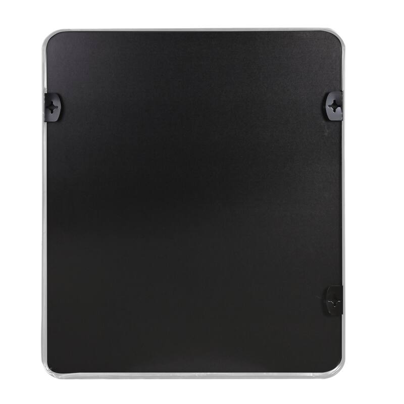 GDFStudio - Lucentia Luxury Modern Rectangular Bathroom Vanity Decorative Mirror with Metal Frame & Clean Architectural Profile