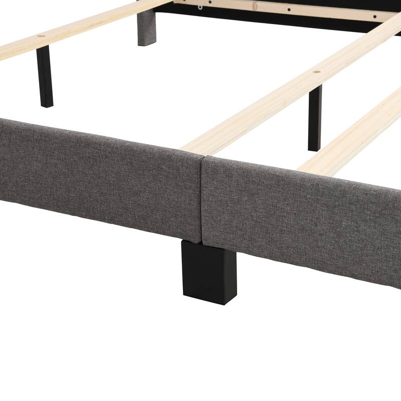 Upholstered Tufted Bed