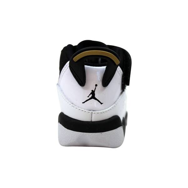 Shop Nike Air Jordan 6 Rings White Black Metallic Gold 942780 100 Toddler Overstock 28728443