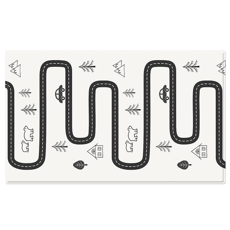 Arches Beige & Nordic Playmat - 82.5in L X 55in W