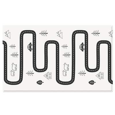 Arches Beige & Nordic Playmat - 82.5in L X 55in W