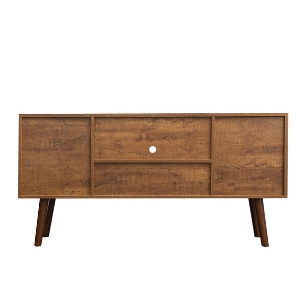 テレビ shankaravscatfish TV Stand Living Room TV Console Table w/ Storage Shelve