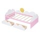 preview thumbnail 28 of 32, Twin Size Daybed with 2 Storage Drawers & Clouds Decor, Wood Kids Twin Bed, Twin Storage Platform Bed Frame for Kids Girls Boys
