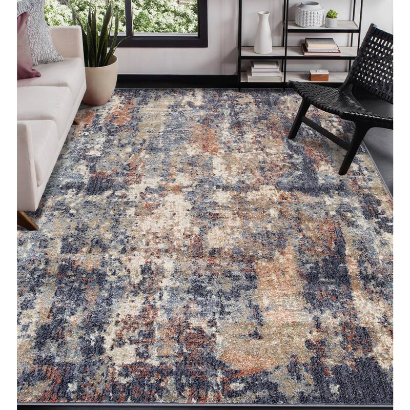 Julia Modern Abstract Area Rug - 1'11" x 2'11" - Multi