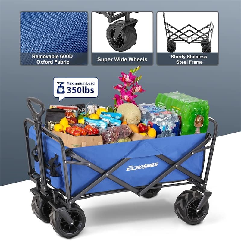Folding Campers Big Large Capacity Folding Cart Wagon Cart