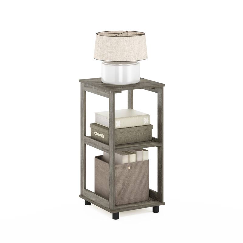 Furinno Romain 2-Tier Tall End Table