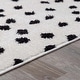 preview thumbnail 6 of 68, Hauteloom Cansu Living Room, Bedroom Area Rug - Contemporary - Plush Pile - Black - 2' x 3'