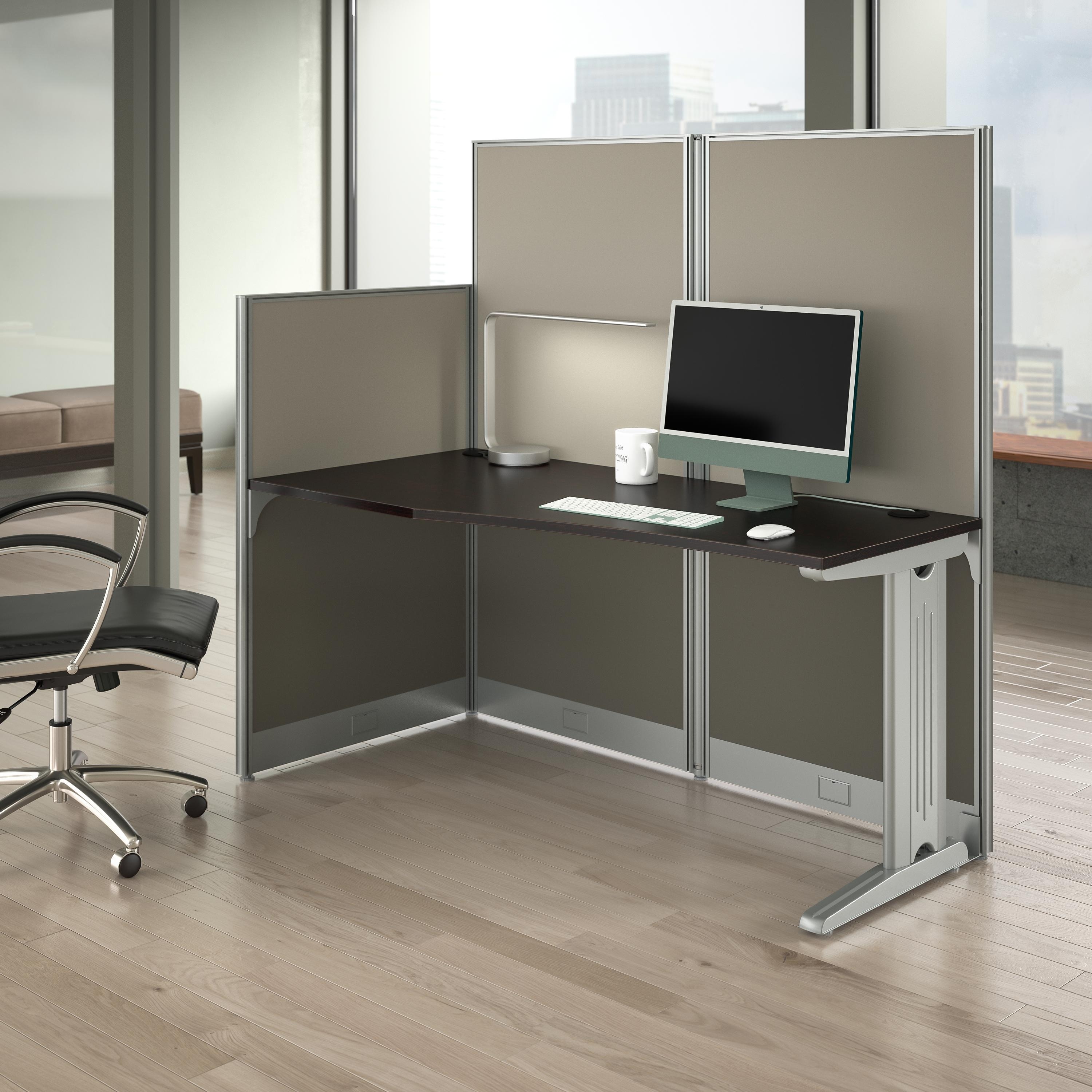 Office in an Hour 65W Cubicle Workstation by Bush Business Furniture