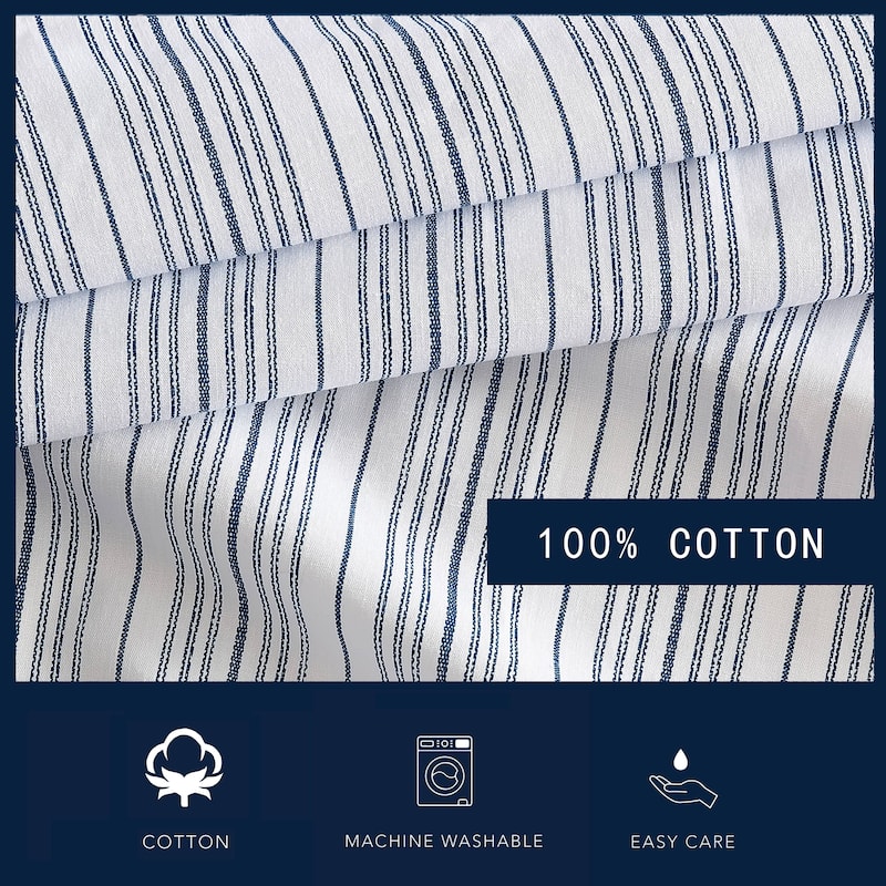 Nautica Percale Cotton Fully Elastic Fitted Sheet