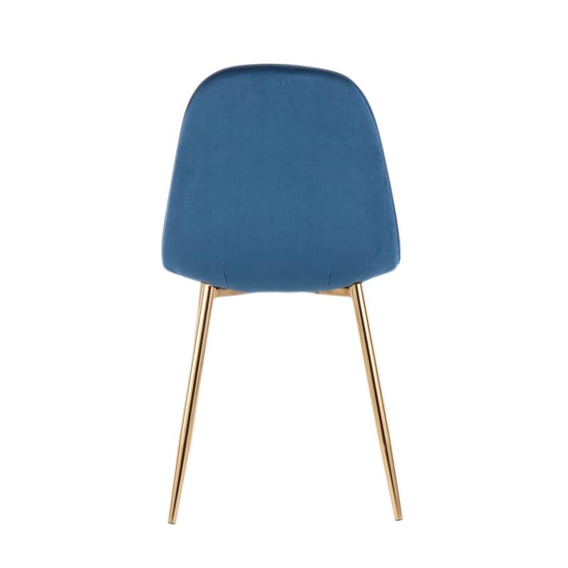 Silver Orchid Stone Gold Dining Chair - Set of 2