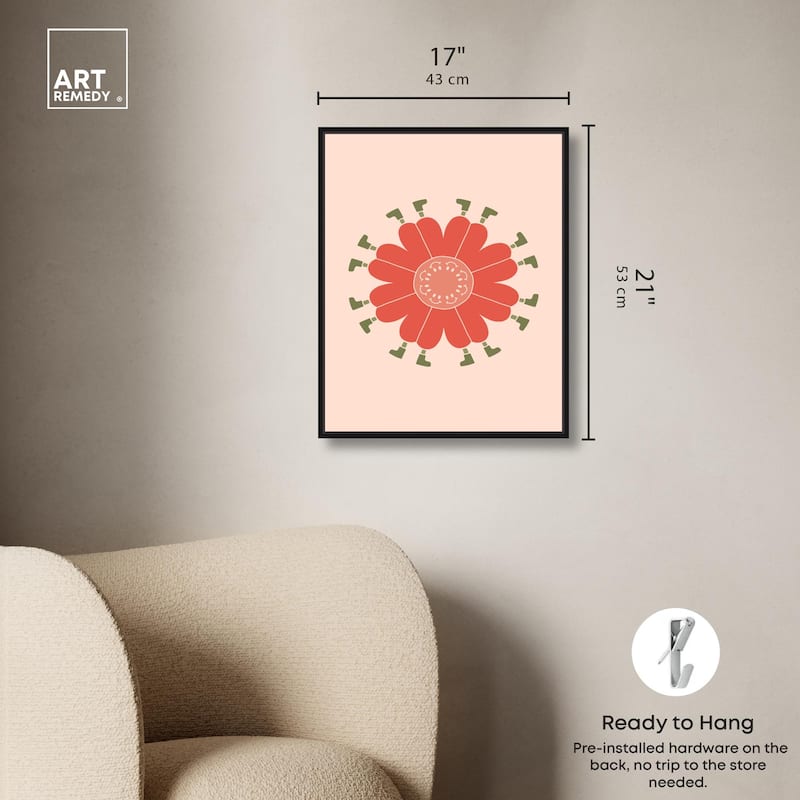 Walk in Floral Canvas by Art Remedy
