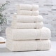 preview thumbnail 99 of 188, Superior 100% Egyptian Cotton 6-Piece Towel Set Luxury, Soft & Absorbent 6-Piece - Ivory