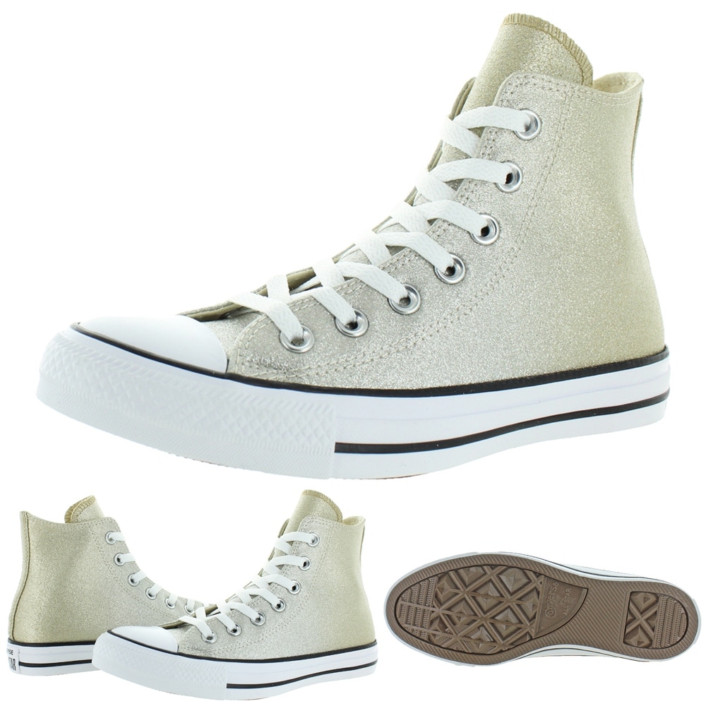 converse high top zip sparkle womens trainers